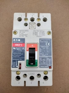 EATON HMCPE100R3C MOTOR CIRCUIT PROTECTOR 600Y/347V 100 Amps - Picture 1 of 9