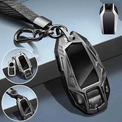 Zinc Alloy TPU Car Key Fob Case Cover For BMW 5 7 I8 G12 G30 X3 X4 X5 730Li 740i - Image 1 of 3