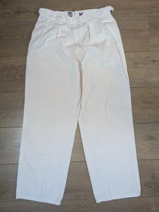 1980s Polo Ralph Lauren Trousers W32 L30 Women's Pleated Made In USA Relaxed... - Picture 1 of 16