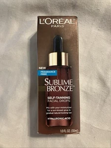 L'Oreal Paris Sublime Bronze Self-Tanning Facial Drops Fragrance-Free 1oz 30ml - Picture 1 of 1