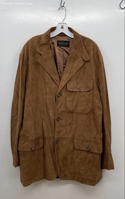 Chaqueta de gamuza marrón Golden Bear para hombre - talla medida Foto 1 de 4