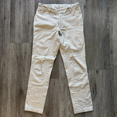 Jack Donnelly Pants Mens 31x30 Khaki Tan Chino M4 Slim Fit Pockets USA Made - Image 1 of 4