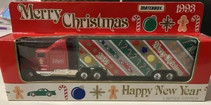 Matchbox White Rose Collectible 1993 Holiday Collectible Die Cast Trailer - Picture 1 of 2