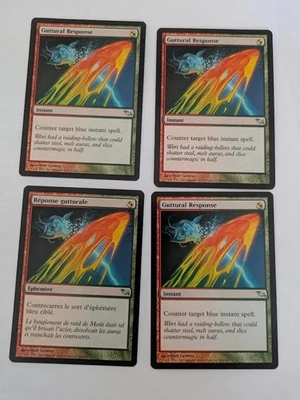 Shadowmoor  MTG  Playset  Guttural Response  Magic - Image 1 of 2