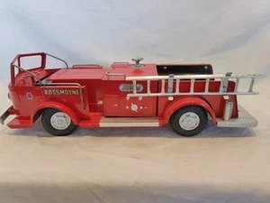 Camión bombeo de bomberos Rossmoyne vintage años 50 modelo Dopke Toys 18", muy buen estado - Imagen 1 de 24
