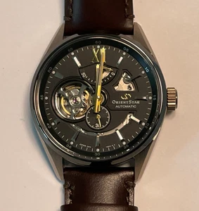 Orologio Uomo Orient Orient Star Automatico Quadrante Nero RE-AV0115B00B - Foto 1 di 18
