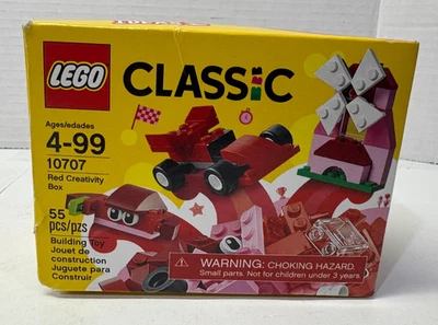 LEGO 10707 Classic Red Creativity Box Building Toy - 55 Pieces NEW Damaged Box - Image 1 of 4