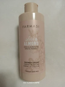 Farmasi Shea Almond – Creamy Shea and Almond Shower Cream/Gel 225ml / 7.6oz - Picture 1 of 4