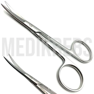 Instrumentos de Cirugía Plástica Acero Alemán Grado O.R Tijera Iris Curvada 10 cm - Imagen 1 de 1