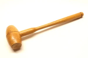 Vintage Wooden Leatherworking Mallet – Tooling / Crafting / Hobby – 9.5" Long - Picture 1 of 4
