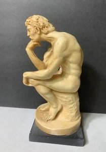 Figura Escultura Vintage A.Santini Mármol Resina Alabastro Hecha en Italia - Imagen 1 de 7
