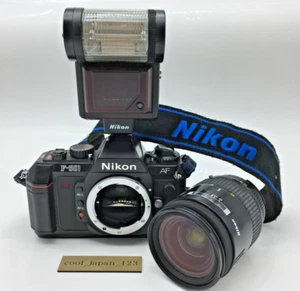 【Excellent】Nikon F-50 Film Camera w AF Nikkor 28-85mm Speedlight SB-20 Flash - Picture 1 of 24