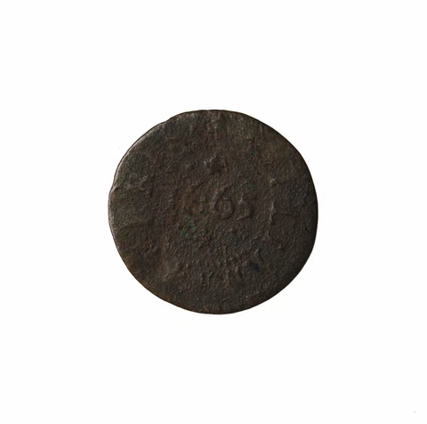 England 1665 Essex Colchester William Ferris Farthing Trade Token BW.114 Cover