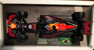 DANIEL RICCIARDO SIGNED LIMITED EDITION BRAZIL RB12 RED BULL MINICHAMPS 1:18 - Picture 1 of 4