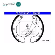 Rear Brake Shoe Set ATE 03.0137-0267.2 For CHEVROLET LANOS, NUBIRA, DAEWOO