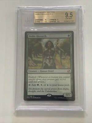 Noble Hierarch Modern Masters 2015 MTG Beckett Graded BGS 9.5 Gem Mint 7237 - Image 1 of 2