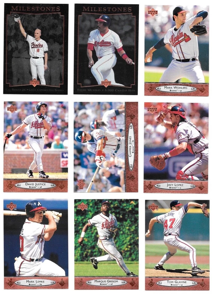 1996 Upper Deck Series One Hobby Baseball Trading Cards Choose #s 1-240 / mb16 - Image 1 of 4
