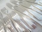 French Silver-Plated 24P Fish Cutlery Set Art Deco St Christofle Boreal Pattern