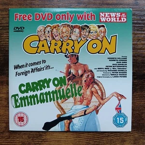 Carry On Emmannuelle DVD (2003) Kenneth Williams Cert 15 News Of The World - Imagen 1 de 2