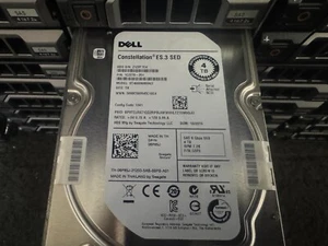 DELL 4TB 7.2K RPM 6Gb/s SED SAS Hard Drive ST4000NM0063 6P85J - Afbeelding 1 van 1