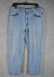 Jeans vintage Levis 515 riserva speciale uomo 36/30 blu vestibilità rilassata anni 90 Y2K USA - Foto 1 di 22