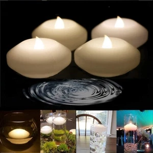 48 PCS LED Waterproof Floating Novelty Candles Light, LED Battery-Powered Fla... - Picture 1 of 6