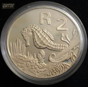 SUDÁFRICA, 2 RANDS 1997, CABALLITO DE MAR KNYSNA, PLATA, PRUEBA, MUY ESCASO. - Imagen 1 de 2
