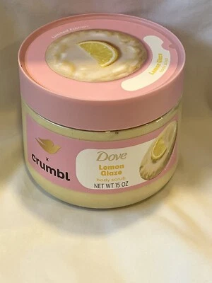 Dove Crumbl Exfoliating Body Scrub Lemon Glaze, 15 oz  4 Body Scrubs - Image 1 of 4