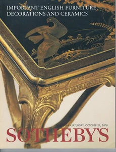 Sotheby's - Wichtige englische Möbel, Dekorationen & Keramik - 21. Oktober 2000 - Bild 1 von 8