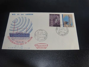 Estación de microondas Saigón VIET NAM 1966 Sc#276-77 FDC VF - Imagen 1 de 1