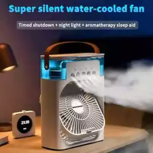 Portable Air Conditioner Fan Household Small Air Cooler Humidifier Hydrocooli... - Picture 1 of 9