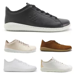 Vivobarefoot Womens Trainers Geo Court III Low-Top Lace-Up Sneakers Leather - Picture 1 of 21