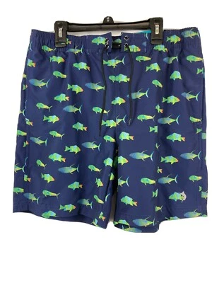 Bañador Reel Legends pez iridiscente azul marino para hombre pequeño nuevo con etiqueta Foto 1 de 4