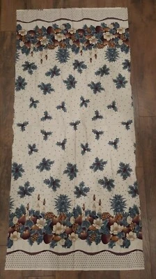 English Collection by David Textiles Fabric 58" X 27" Cotton Christmas Ivory - Image 1 of 4