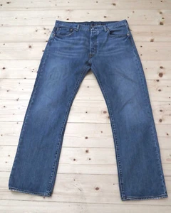 Levi's 501 Herren Jeans Hose W36 L32 Straight Fit N360 - Picture 1 of 3