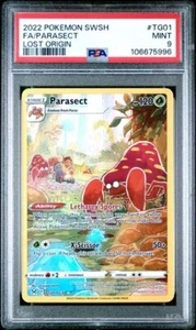 Parasect #TG01 Illustration Rare Lost Origin 2022 Pokemon Sword & Shield PSA 9 - Bild 1 von 2