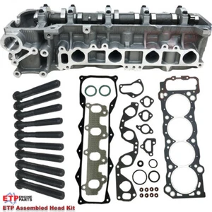 Assembled Cylinder Head Kit for Toyota 2RZ (8 Valve) - Inc VRS and Head Bolts - Picture 1 of 3