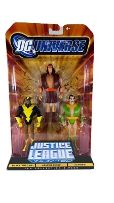 DC Universe Justice League Unlimited Fan Collection Paquete de 3 - Mattel 2009 Foto 1 de 4