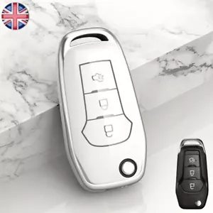 Car Remote Key Fob Cover Case For FORD Mondeo Ranger Fiesta EcoSport Kuga ST - Picture 1 of 9