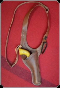 Improved Texas Shoulder Holster for 4.75 - 5.5 in Barrels Left Hand Draw - Picture 1 of 13