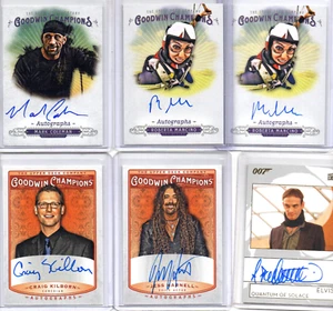 Autograph Auto Lot (6) 2018 2019 Goodwin Champions, 2019 007 James Bond - Picture 1 of 2