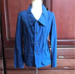 ISSEY MIYAKE HAAT Blue Shirts M Women 45225 - Picture 1 of 3