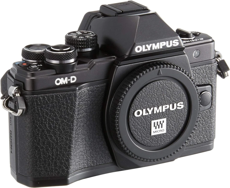 USEOlympus OM-D E-M10 Mark II 17.2 MP Mirrorless BLACK BODY FREESHIPPING - Image 1 of 1