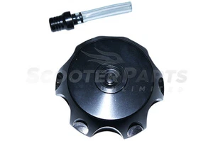 Dirt Bike Fuel Gas Tank Cap 49cc 50cc 70cc BAJA Dirt Runner 49 70 90 DR50 Black - Picture 1 of 2