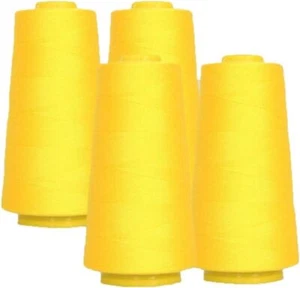 4 PACK of 6000 Yard each Spools Sewing Thread All Purpose 100% Polyester - Picture 1 of 33
