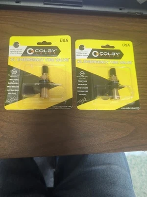Colby Valve XL Emergency Tire Valve, Lot If 2, NOS, Msc - Image 1 of 4