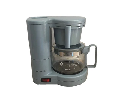 Sistema de preparación automático vintage Mr. Coffee Country azul 4 tazas modelo IDS42 y caja Foto 1 de 4