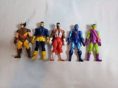 Marvel Legends Retro 3.75” Lote 5 Wolverine Green Goblin Falcon y más Foto 1 de 4