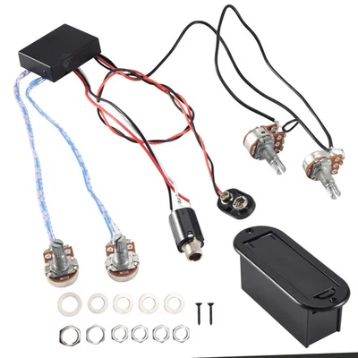 2 Band aktiv Bassgitarre EQ-Entzerrer Vorverstaerker Schaltung Abholung Sch5728 - Bild 1 von 4
