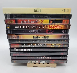 Horror & Scary Thriller DVD Lot House Of The Dead Jeepers Saw 12 Cult Movies  - Picture 1 of 2